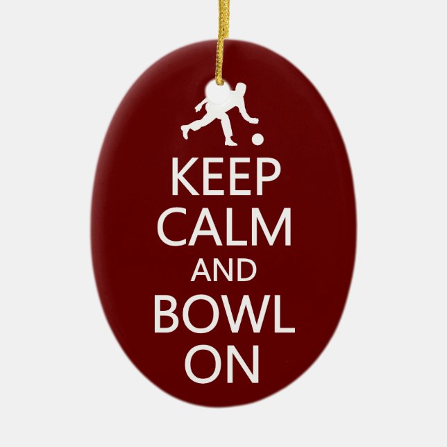 Mantener la calma y el intestino en el ornamento p (Frente)