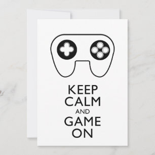MANTENER LA CALMA Y EL JUEGO ENCENDIDOS - Panel de