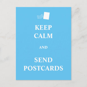 Mantener la calma y enviar postales