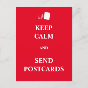 Mantener la calma y enviar postales