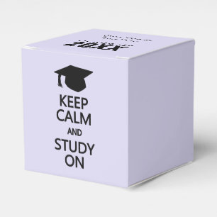 Mantener la calma y estudiar en cajas favoritas pe
