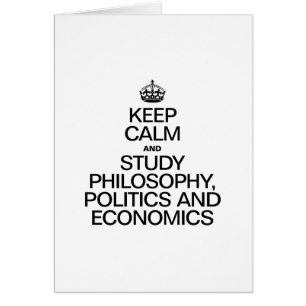 MANTENER LA CALMA Y ESTUDIAR LA POLÍTICA Y EL ECON