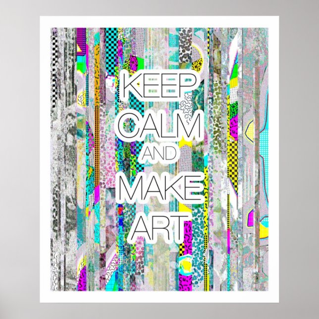 Mantener la calma y hacer arte (Frente)