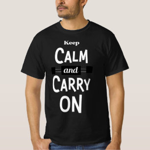 Mantener la calma y llevar la camiseta
