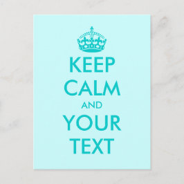 Mantener la calma y tus postales de texto | Azul t