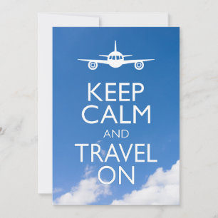 MANTENER LA CALMA Y VIAJAR