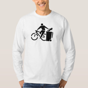 Mantener la camiseta de diseño de bicicletas limpi