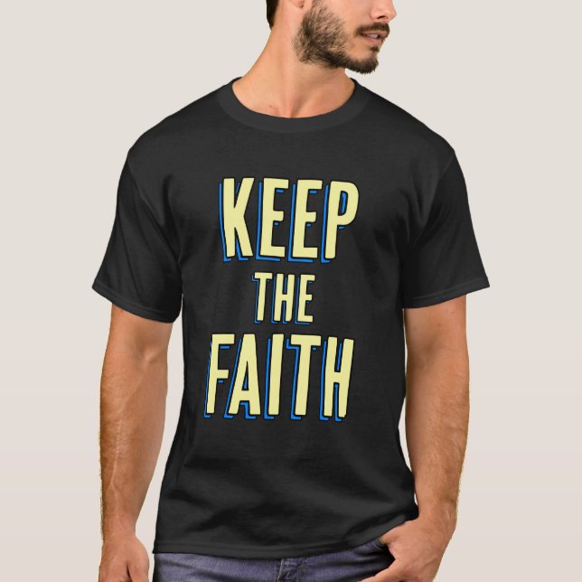 Mantener la camiseta de fe (Anverso)