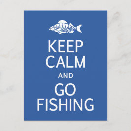 Mantener la postal de la pesca de Calma y de Ir
