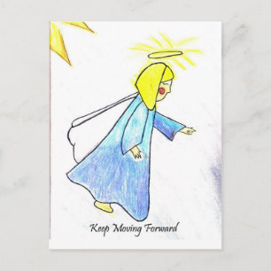 Mantener la postal hacia delante