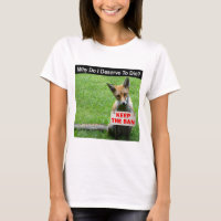 Mantener la prohibición: camiseta de caza anti zor
