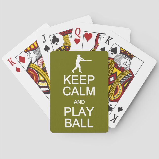 Mantener las cartas de juego de Ball tranquilas y  (Reverso)