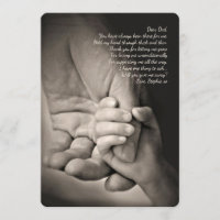 Mantener mi tarjeta de solicitud de padre de mano