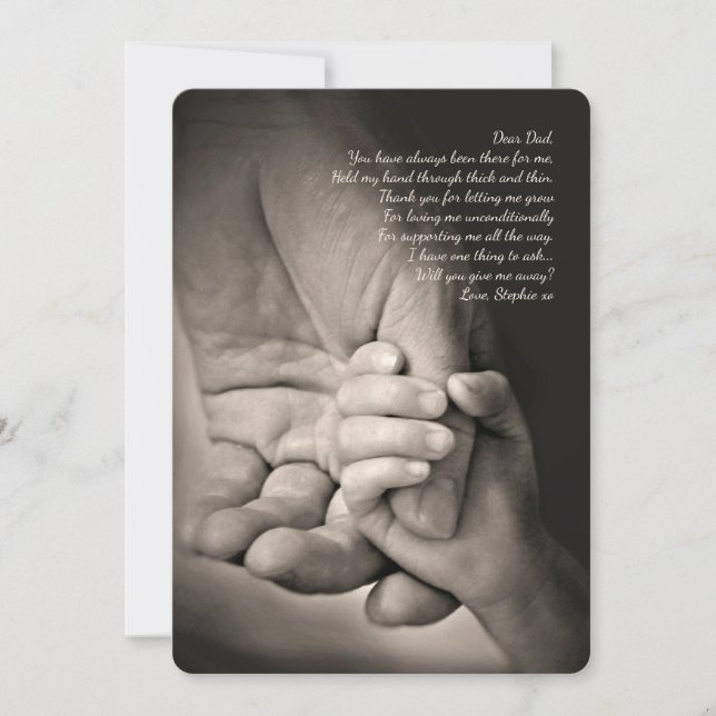 Mantener mi tarjeta de solicitud de padre de mano (Anverso)