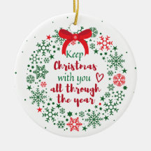 Mantener Navidades Con Su Ornamento