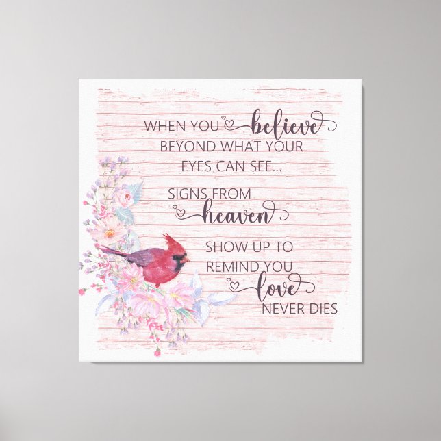 Mantener o diseñar su propia impresión de lienzo (Anverso)