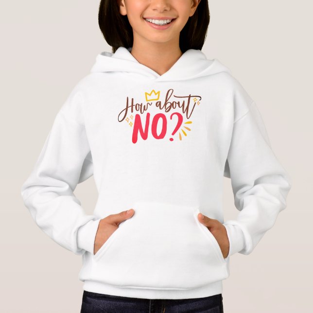 Mantener o diseñar su propio Chica Pullover Hoodie (Anverso)
