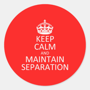 Mantener Pegatina de separación