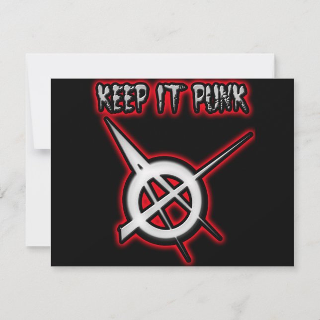 MANTENER ROCK DE PUNK DE TI (Anverso)