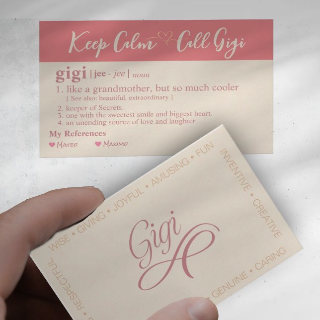 Mantener tarjeta de cuidador de la calma (Carrying care and joy in every hand. 🌟 #GigiCaregiver)