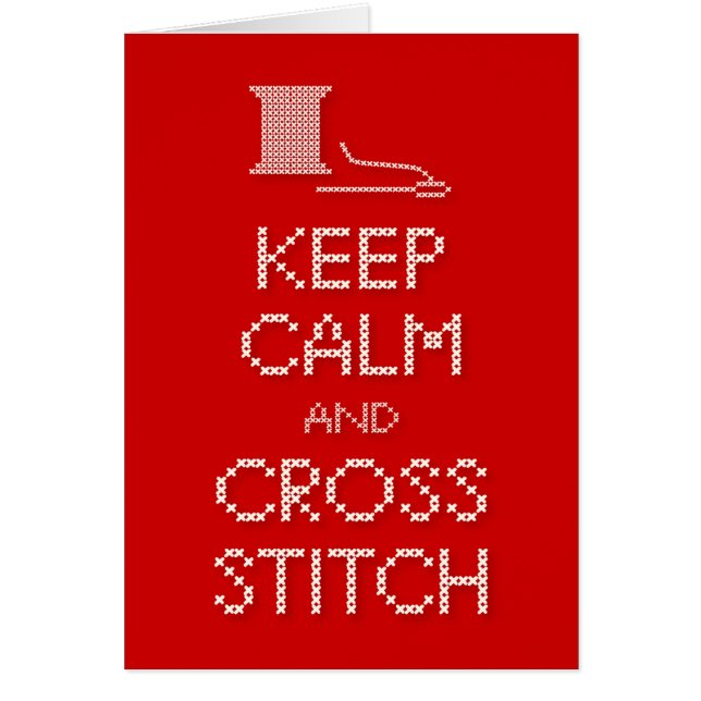 Mantener tarjeta de felicitación tranquila (Frente)