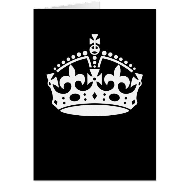 MANTENER TRANQUILA Icono DE LA CORONA en Personali (Frente)