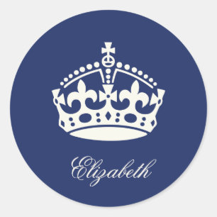 Mantener tranquilo al Pegatina del logotipo de la