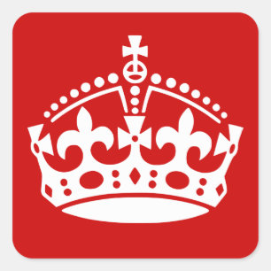 Mantener tranquilos pegatinas con icono de la coro