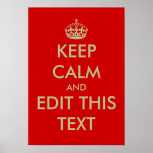 Mantener tranquilos posters