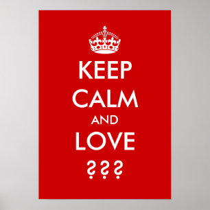 Mantener tranquilos posters