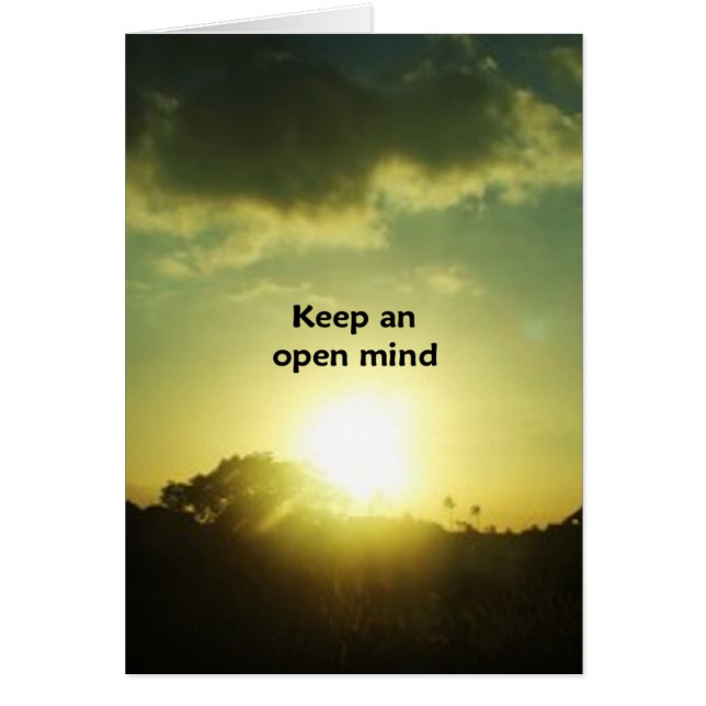 Mantener Una Mente Abierta (Frente)