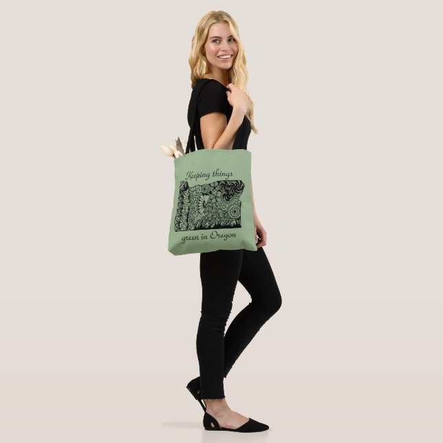Mantener verde de las cosas la bolsa de asas de (Puesto)