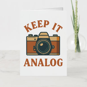 Mantenerlo analógico