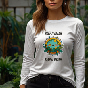 Mantenerlo limpio y verde Sudadera básica para m