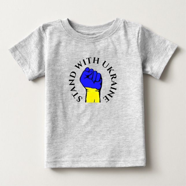 MANTENERSE CON LA Camiseta DE UCRANIA (Anverso)