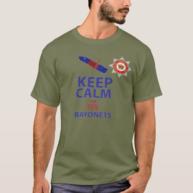 Mantenga camiseta tranquila y del arreglo de las (Anverso)