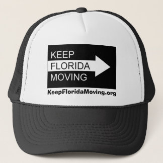 Mantenga el gorra móvil de la Florida negro y