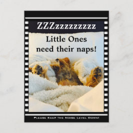 Mantenga el nivel de ruido bajo en su tarjeta post