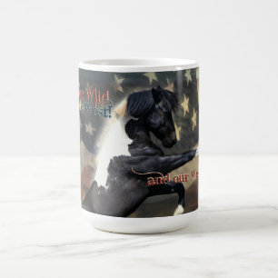 Mantenga el salvaje nuestra taza de café del oest