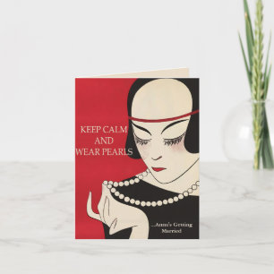 Mantenga invitación tranquila y del desgaste de