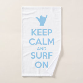 Mantenga la calma y el surf en