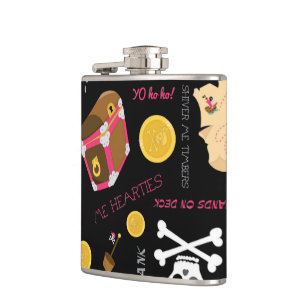Mantenga o cree su propia petaca de Flask, 6 oz.