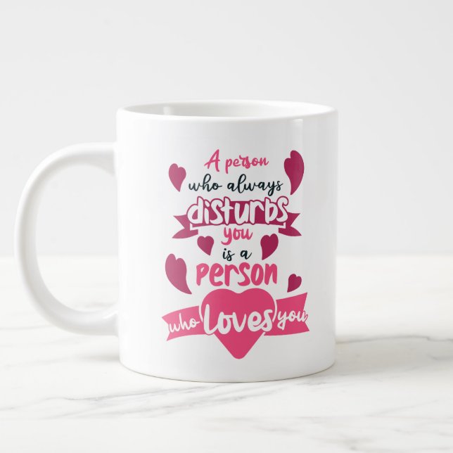 Mantenga o diseñe su propia taza de café gigante (Izquierda)