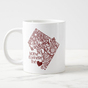 Mantenga o diseñe su propia taza de café gigante