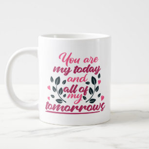 Mantenga o diseñe su propia taza de café gigante