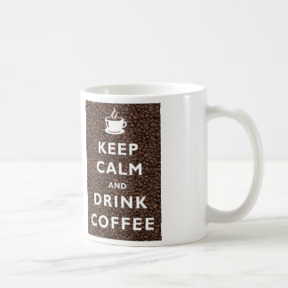 Mantenga taza tranquila y de la bebida de café