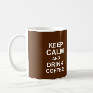 Mantenga taza tranquila y de la bebida de café