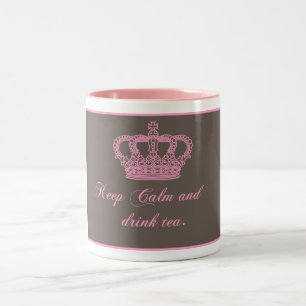 Mantenga taza tranquila y de la bebida del té
