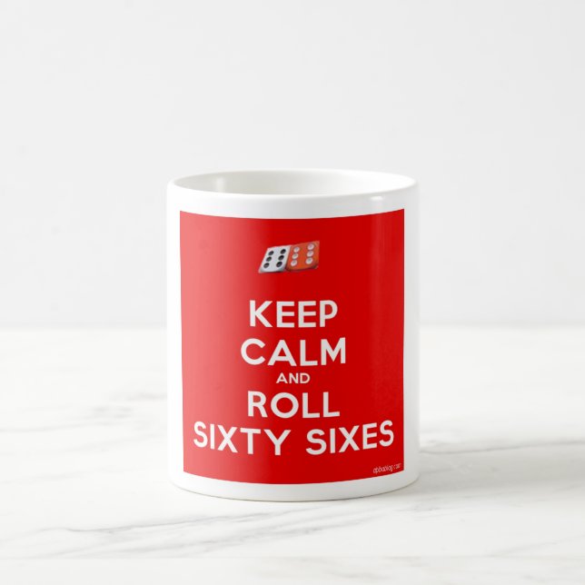 Mantenga taza tranquila y del rollo de Sixty-Sixes (Centro)