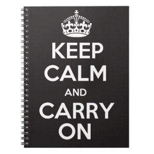 Mantenga tranquilo y continúe el cuaderno